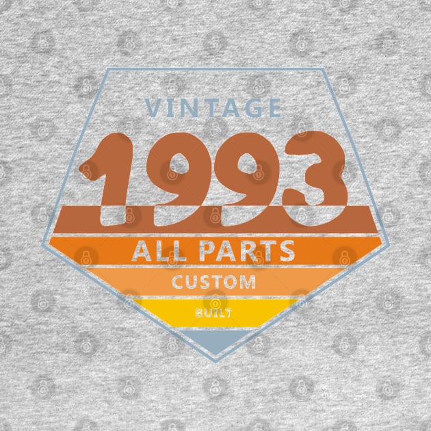 27th Birthday T-Shirt - Vintage 1993 by Reshartinc